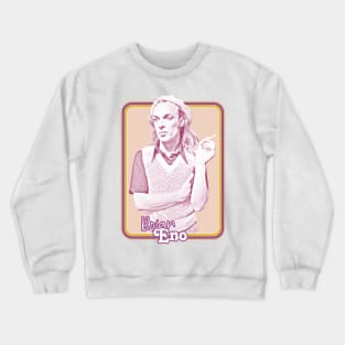 Brian Eno /\/\/\ Retro Fan Art Design Crewneck Sweatshirt